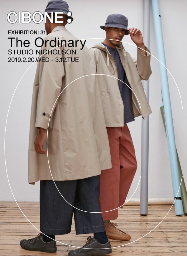 "The Ordinary"  STUDIO NICHOLSON POP UP SHOP@CIBONE Aoyama